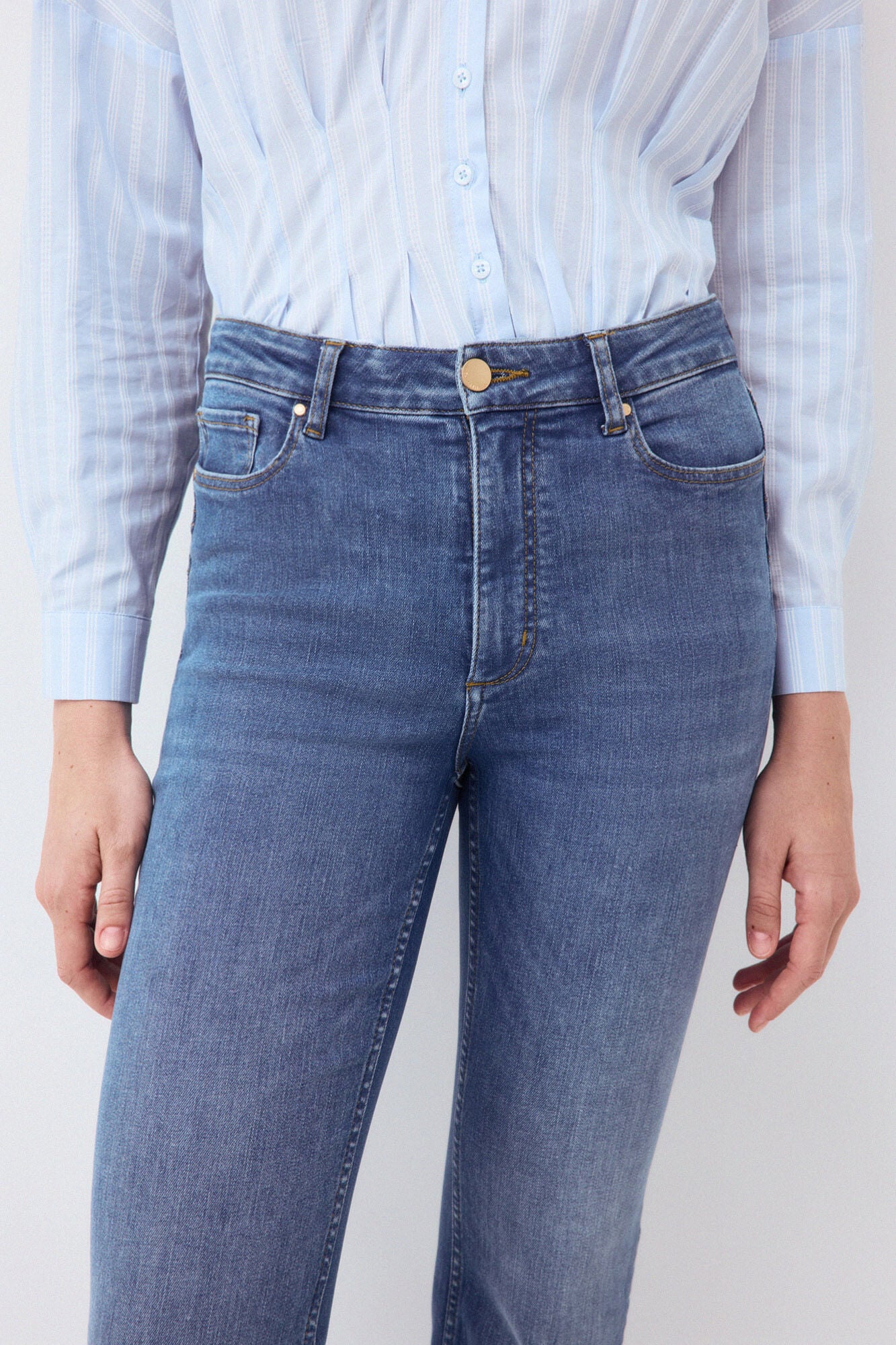 Pedro del Hierro Jeans push up stove pipe b&aacute;sicos