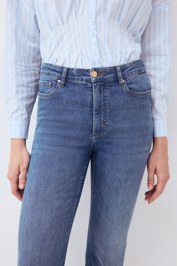 Pedro del Hierro Jeans push up stove pipe b&aacute;sicos Azul