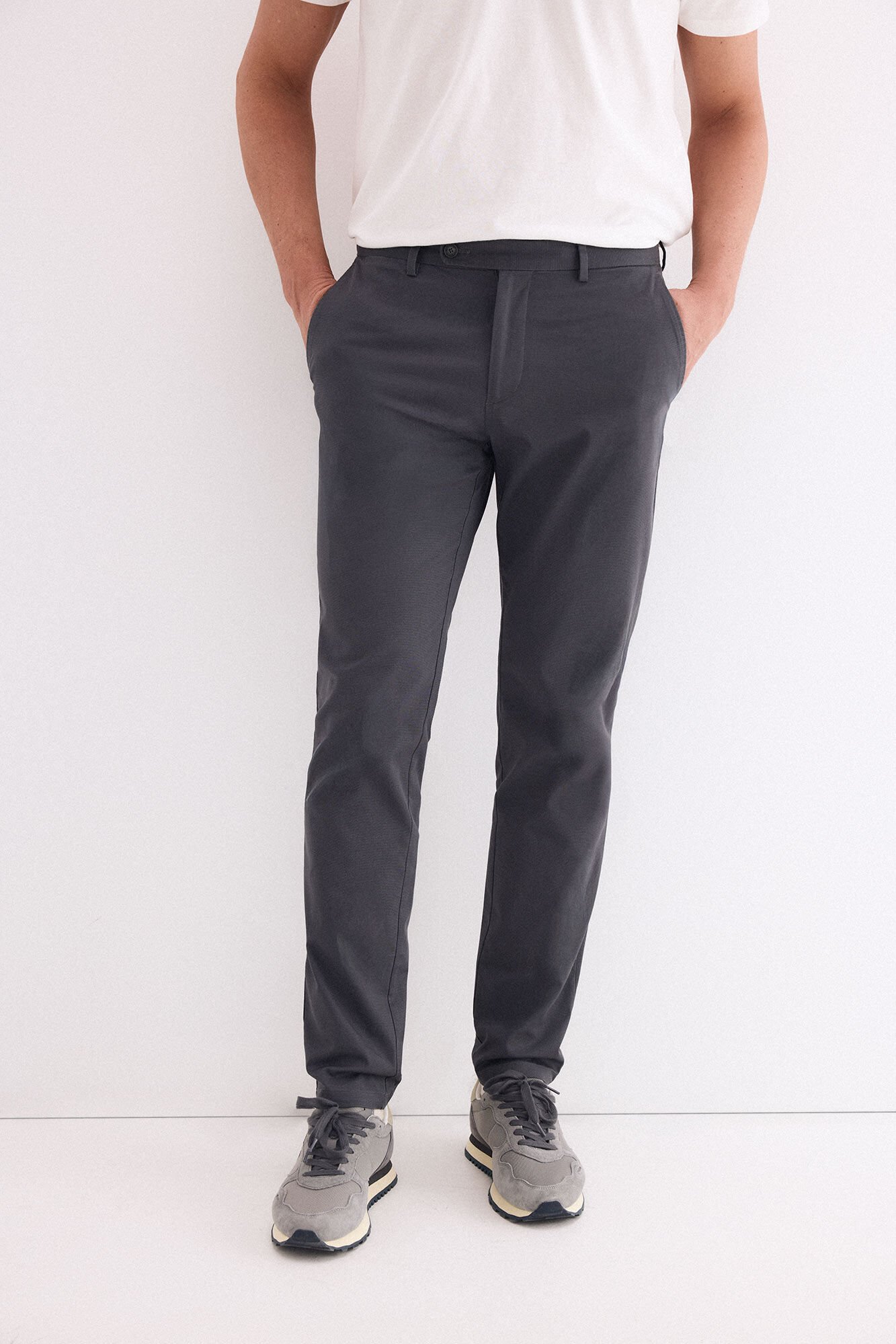 Pedro del Hierro Printed slim fit chinos
