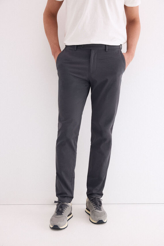 Chino print slim