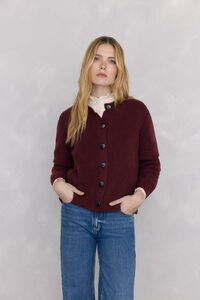 Pedro del Hierro jersey-knit jacket with cross-knit details