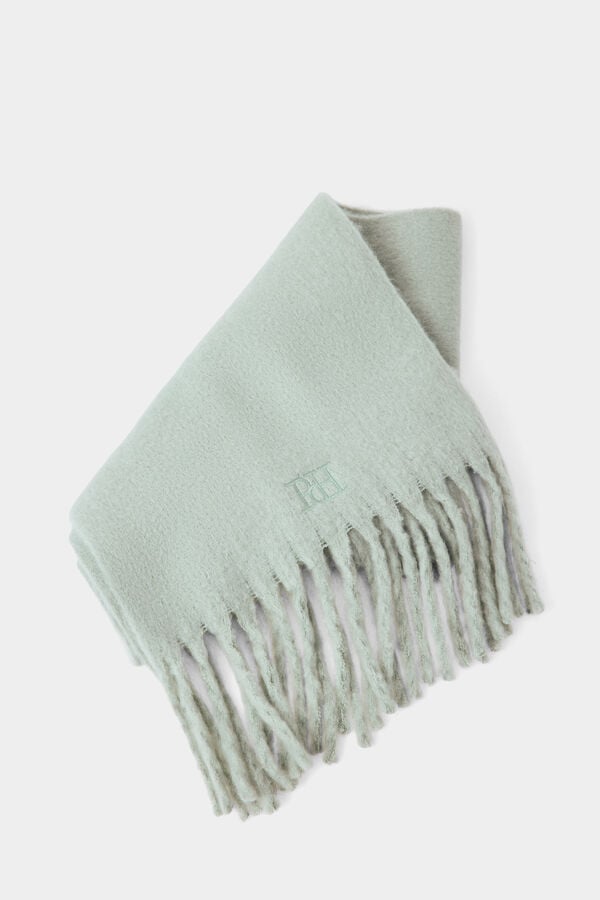 Pedro del Hierro Two-tone scarf Green