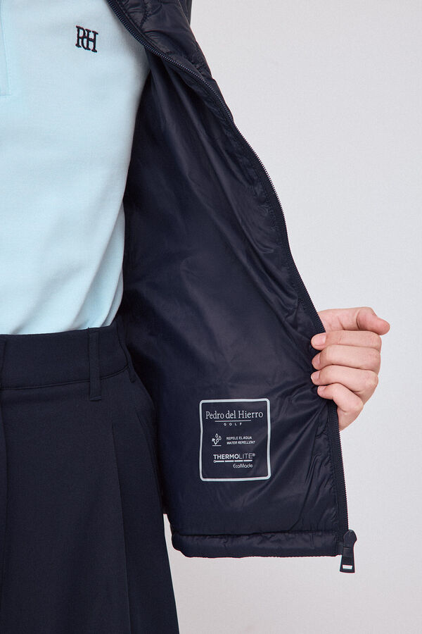 Pedro del Hierro Lightweight puffer jacket Blue