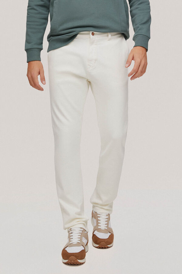 Pedro del Hierro Coloured jeans Ecru