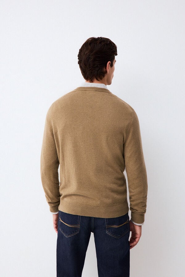 Pedro del Hierro Cashmere merino wool premium jumper Green