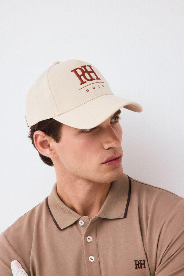 Pedro del Hierro Bon&eacute; de golfe com pala Beige