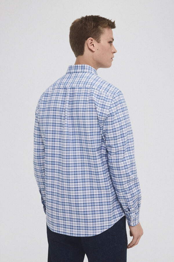 Pedro del Hierro Camisa iconic oxford liso Azul
