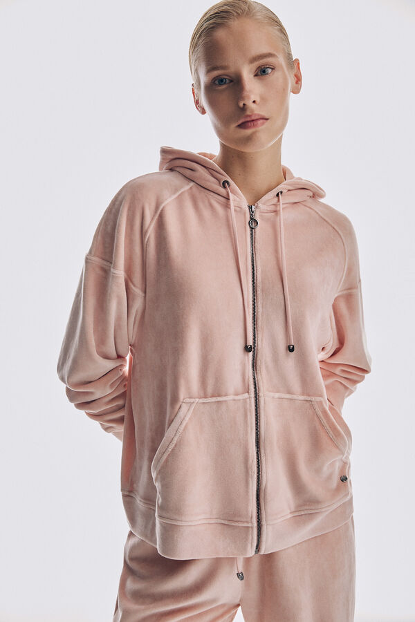 Pedro del Hierro Oversize wide collar jacket Pink