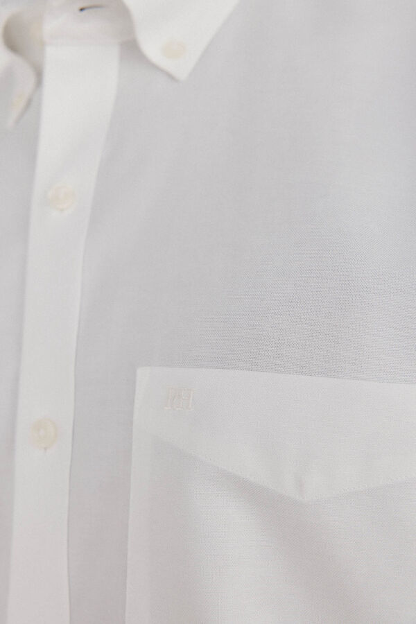 Pedro del Hierro Plain non-iron Oxford shirt White