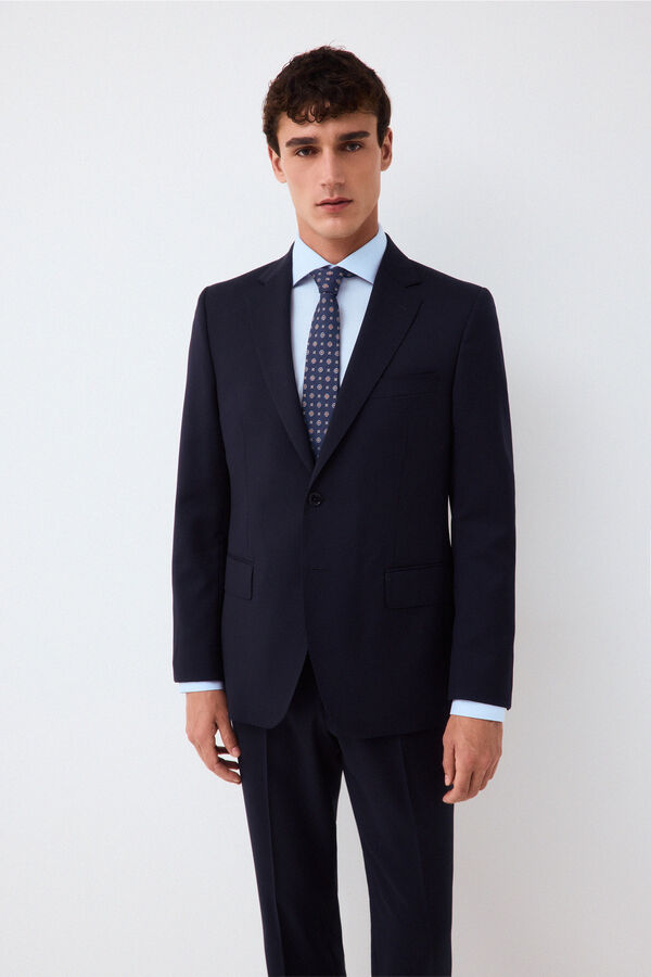 Pedro del Hierro Blazer de fato coordenado tailored b&aacute;sico Azul