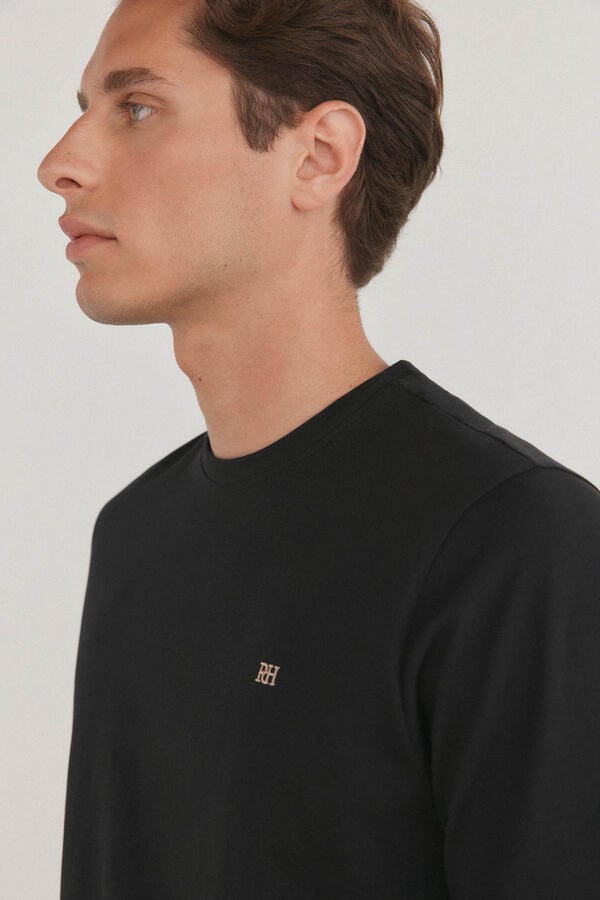 Pedro del Hierro T-shirt básica Preto