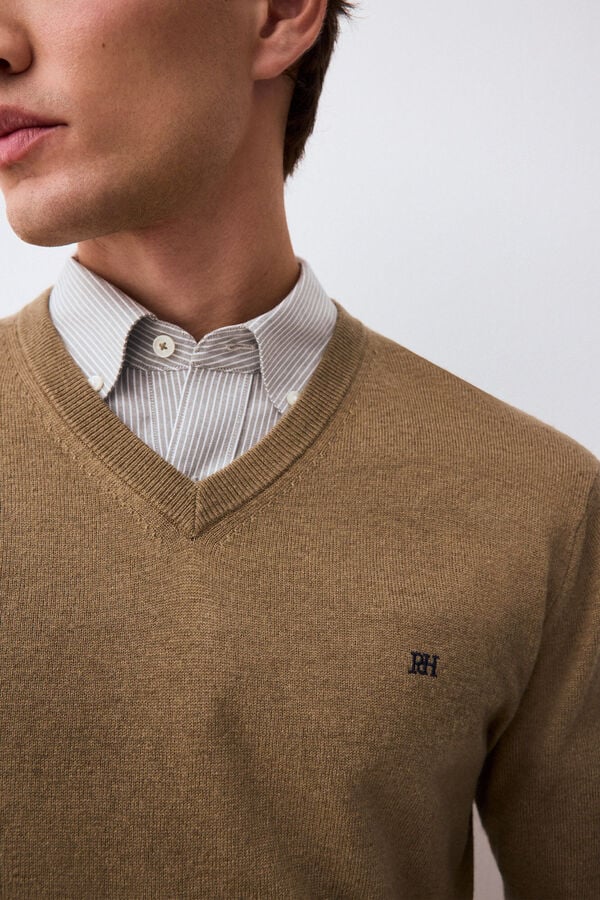 Pedro del Hierro Cashmere merino wool premium jumper Green