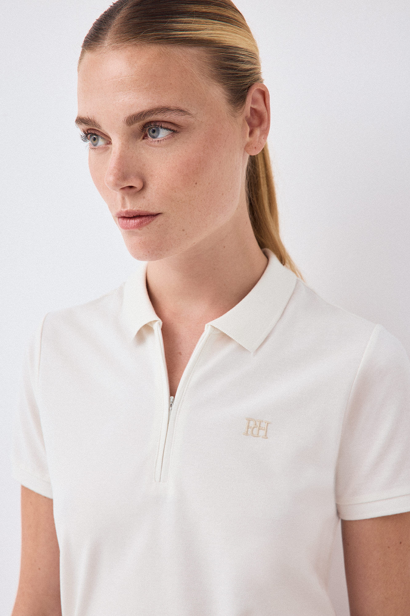 Pedro del Hierro Polo de manga curta