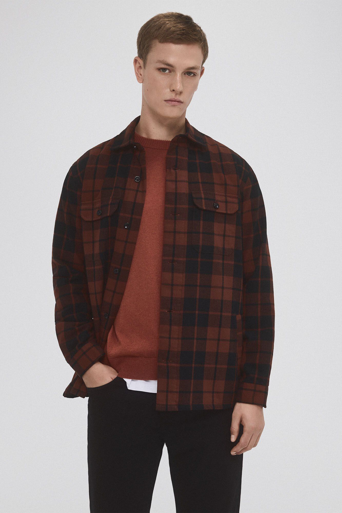 Pedro del Hierro Check overshirt