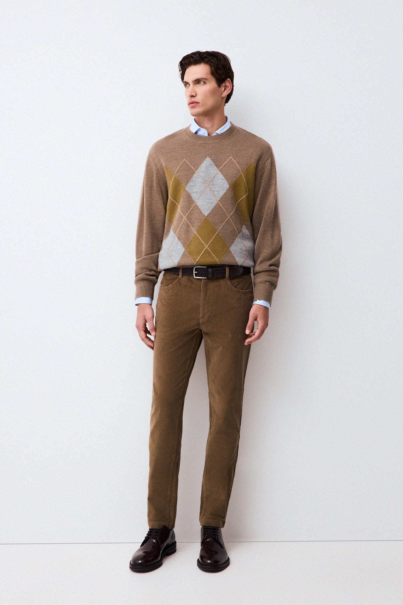 Pedro del Hierro Corduroy slim fit 5-pocket trousers