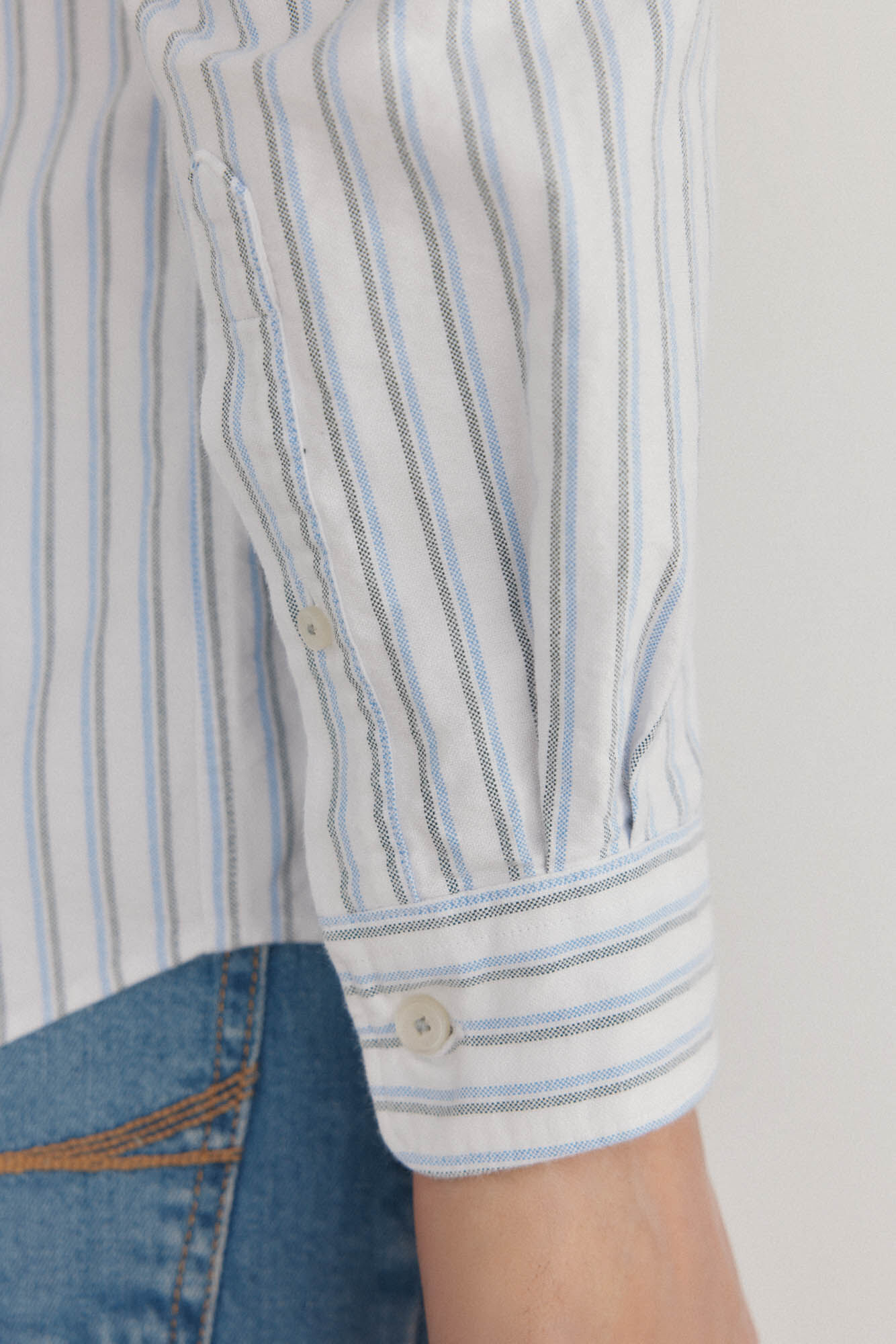 Pedro del Hierro Iconic striped Oxford shirt