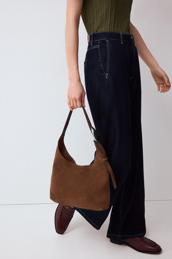 Pedro del Hierro Jeans wide leg arch Azul
