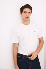 Pedro del Hierro Basic logo T-shirt White