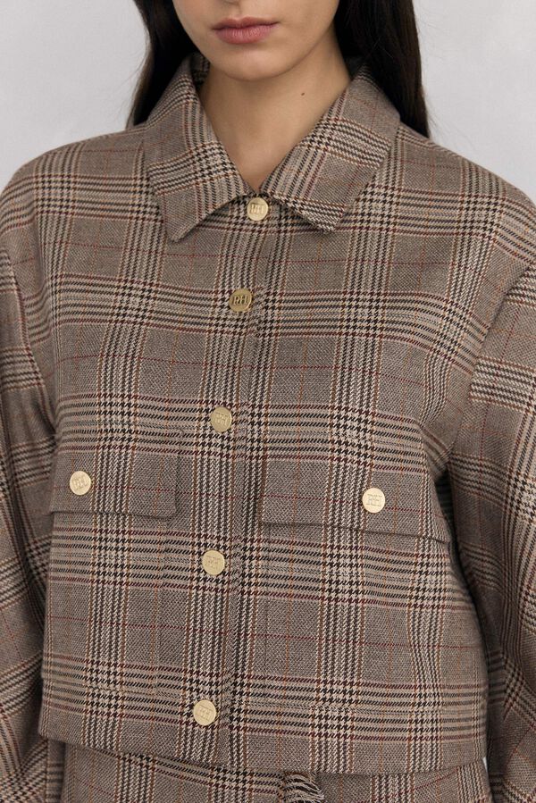 Pedro del Hierro Harris box bomber Brown