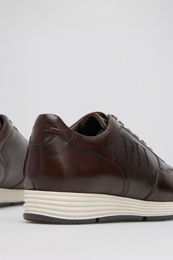 Pedro del Hierro Icon rubber sole trainer  Brown