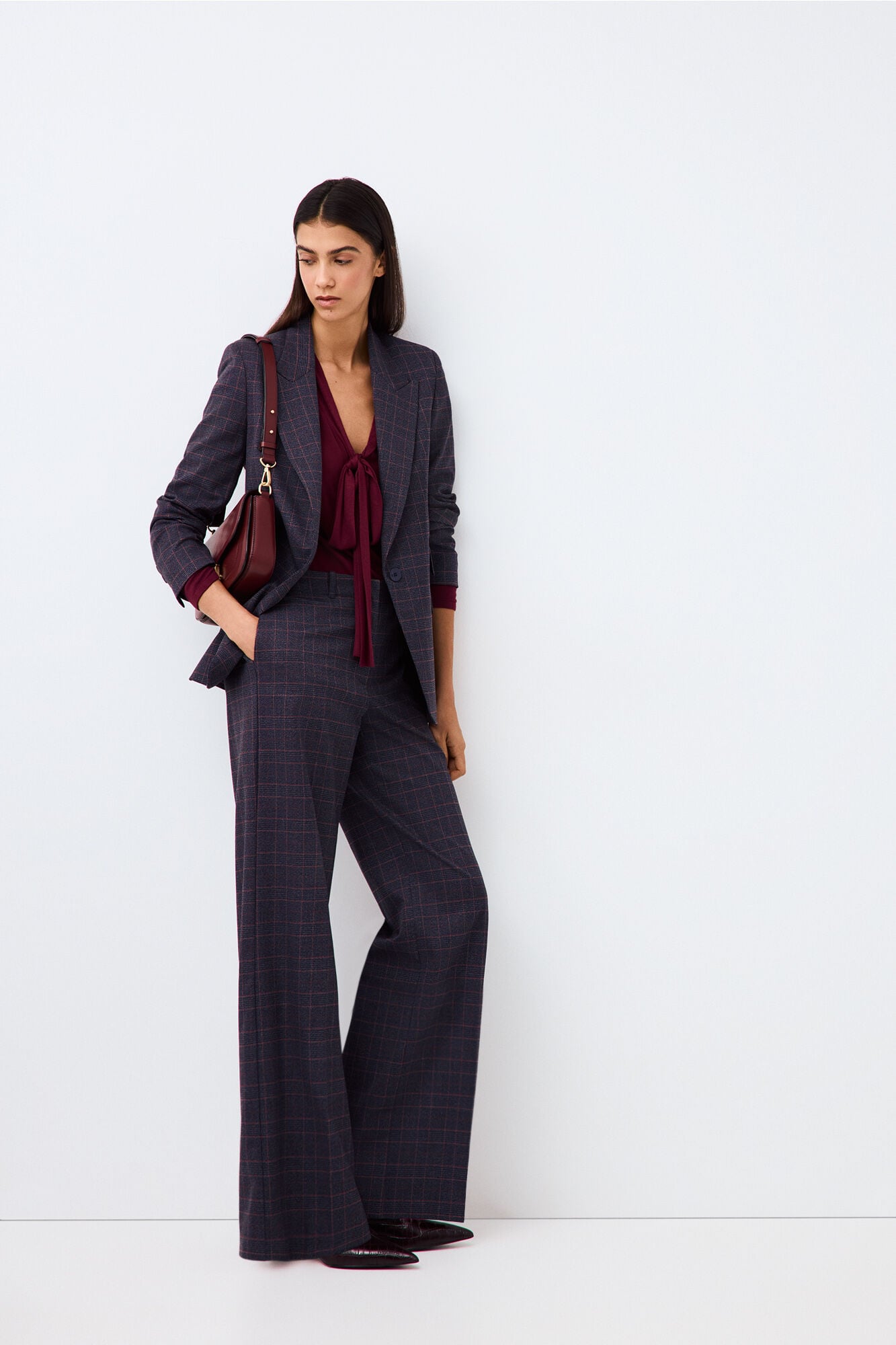 Pedro del Hierro Plaid trousers