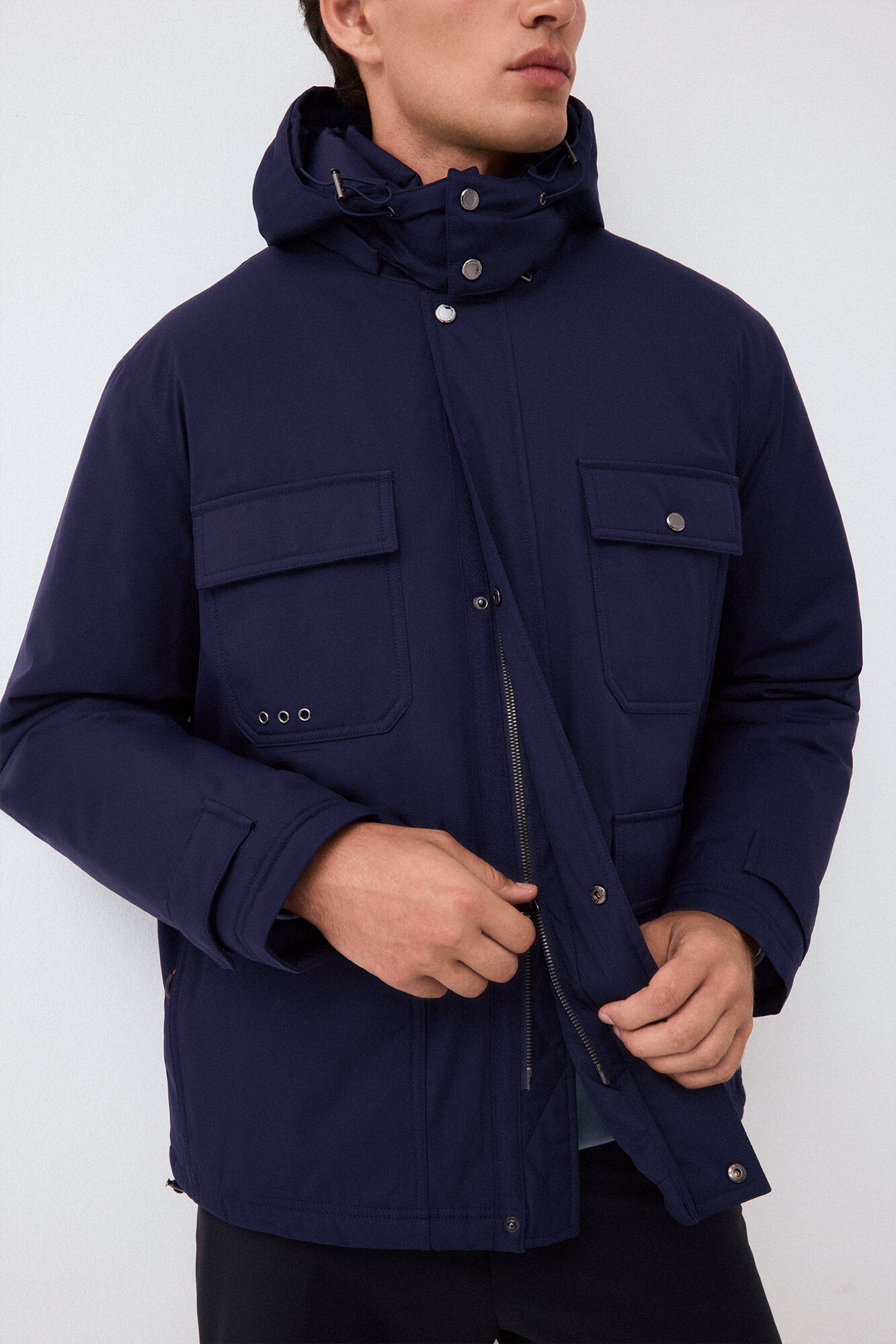 Pedro del Hierro Four-pocket field jacket