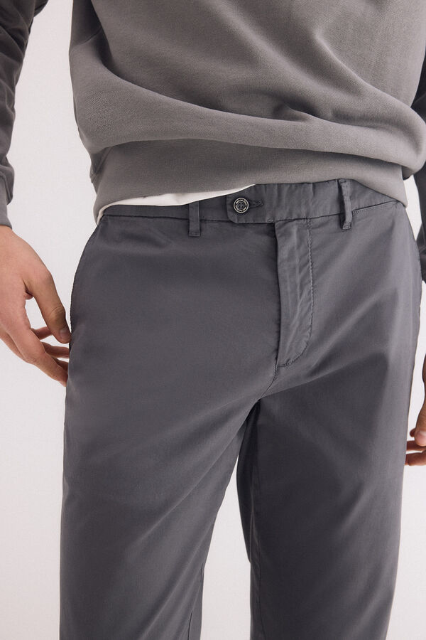 Pedro del Hierro Regular fit chinos Grey