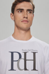 Pedro del Hierro Camiseta logo White