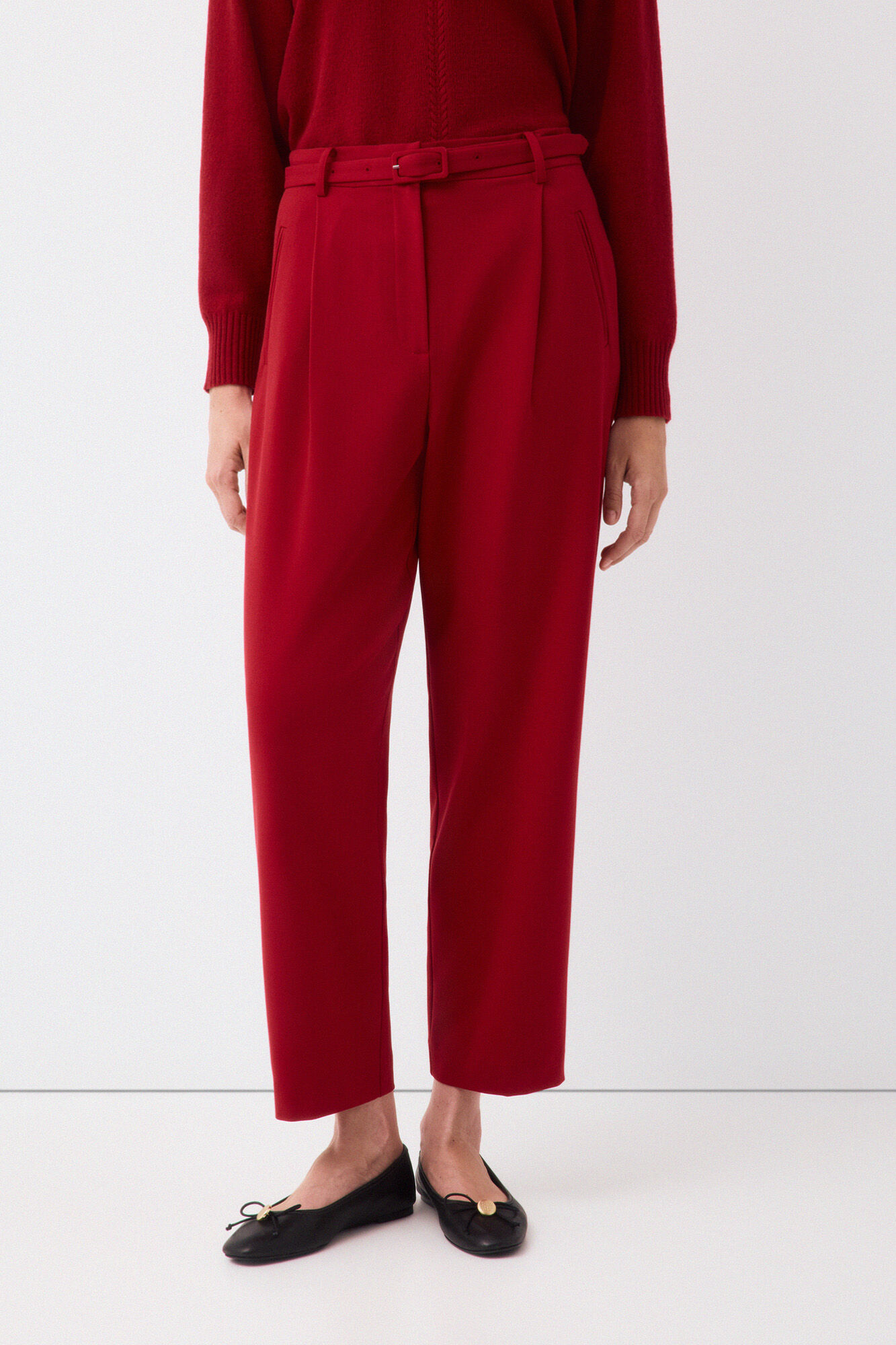 Pedro del Hierro Trousers with belt