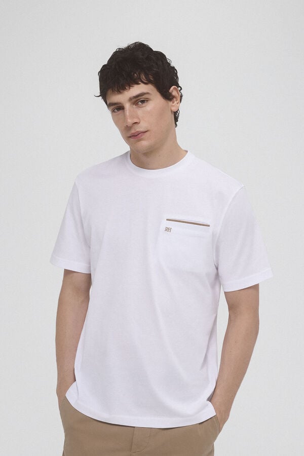 Pedro del Hierro pocket T-shirt White