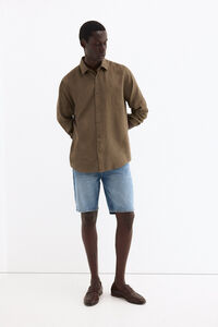 Pedro del Hierro Denim regular Bermuda shorts