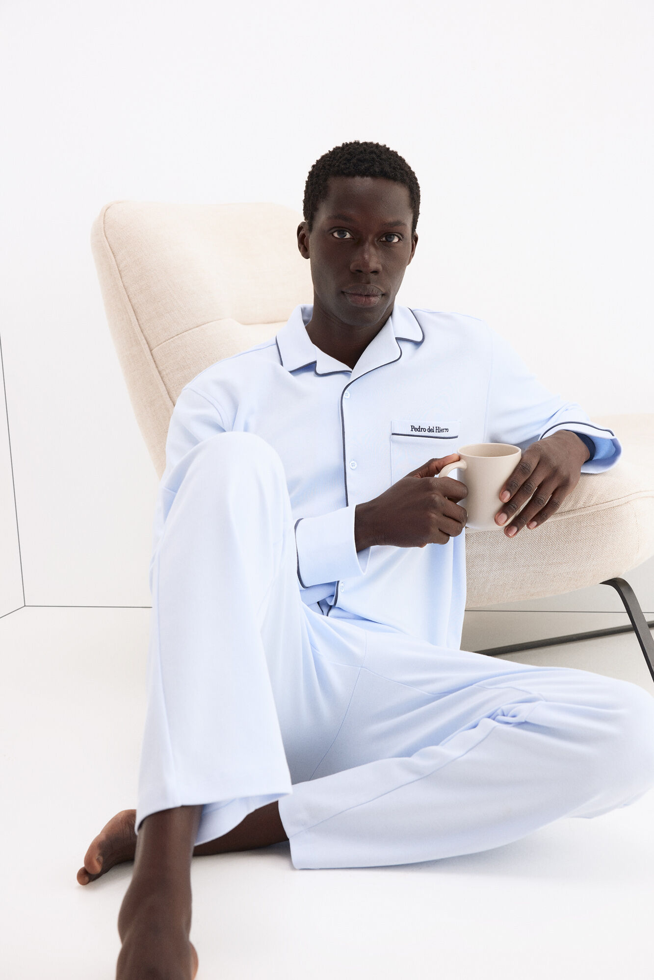 Pedro del Hierro Spanish cotton long pyjamas