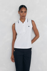 Pedro del Hierro Contrast sleeves polo White