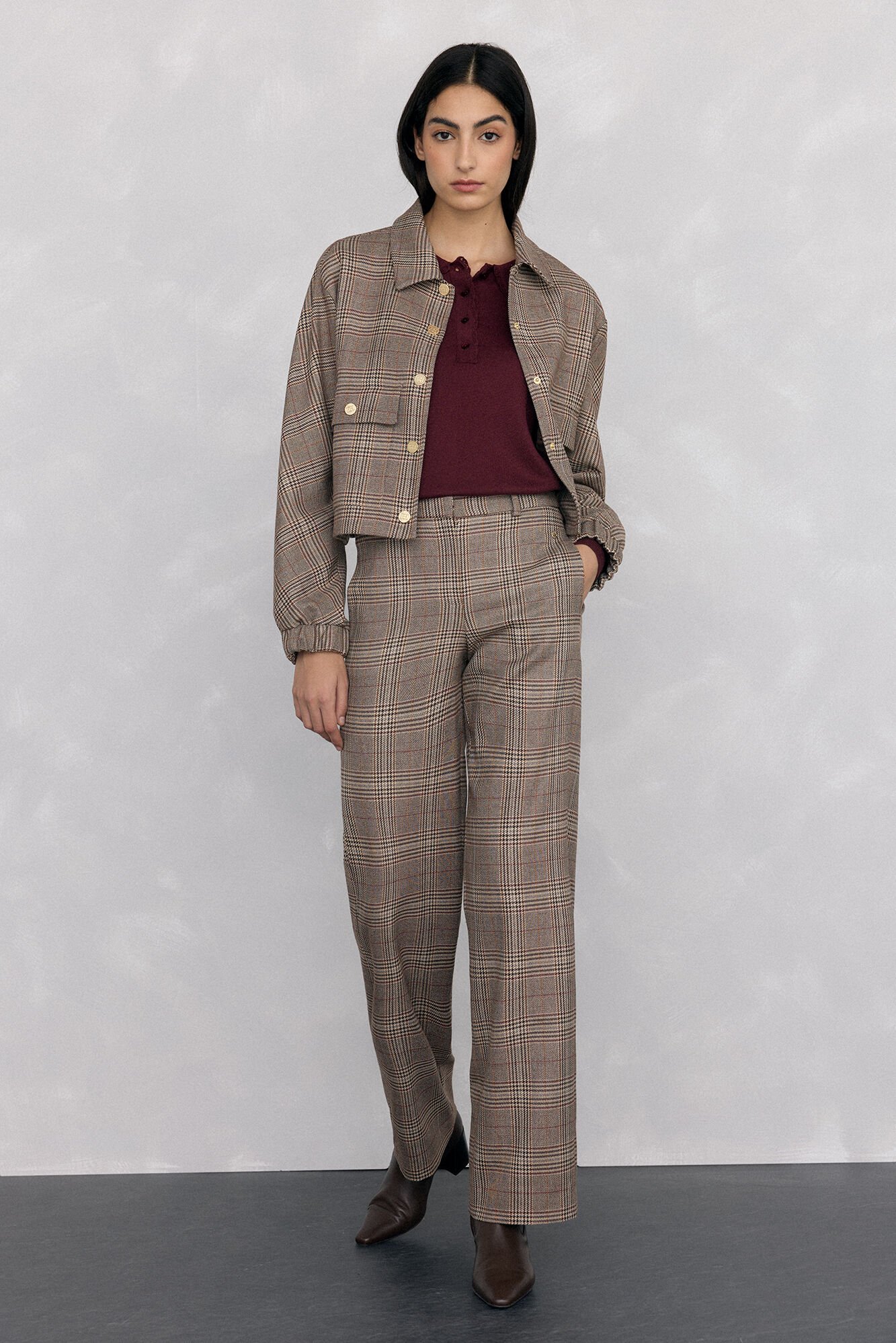 Pedro del Hierro Jersey-knit polo neck jumper