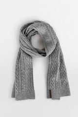 Pedro del Hierro Jersey-knit scarf Beige