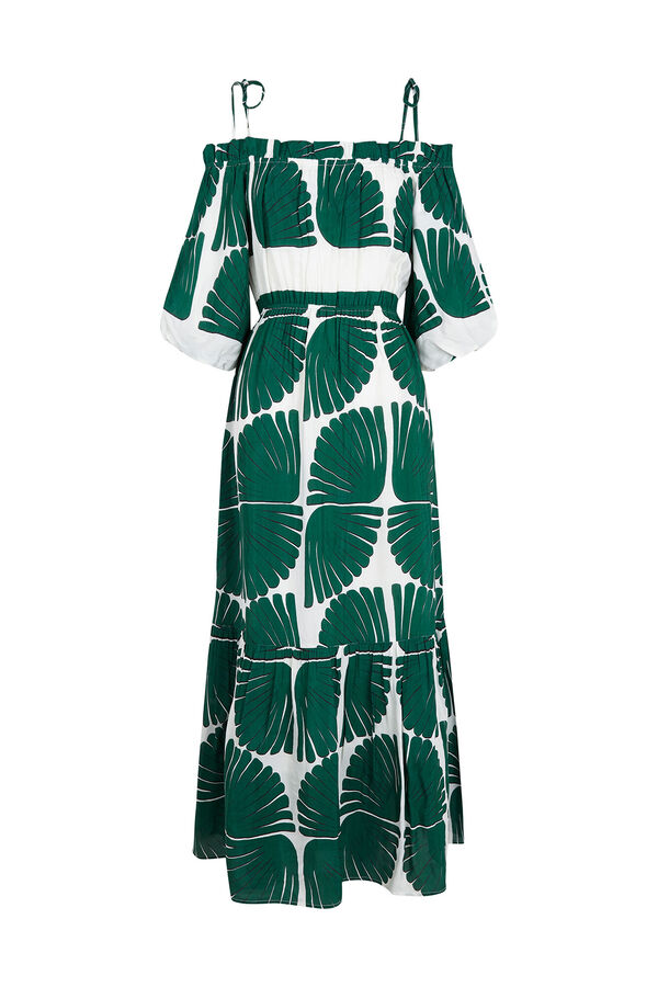 Pedro del Hierro Printed dress Green