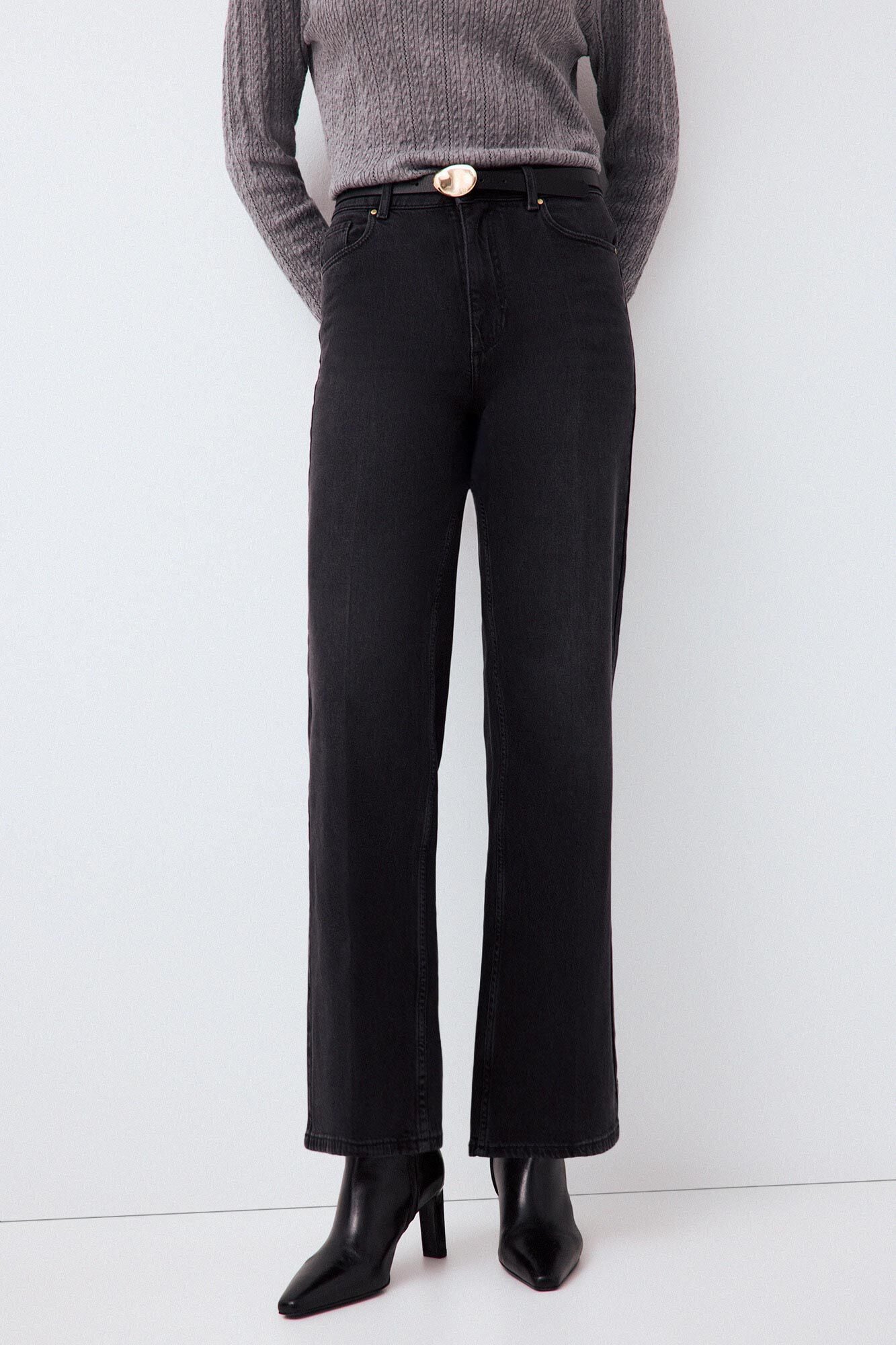 Pedro del Hierro Soft touch wide leg jeans