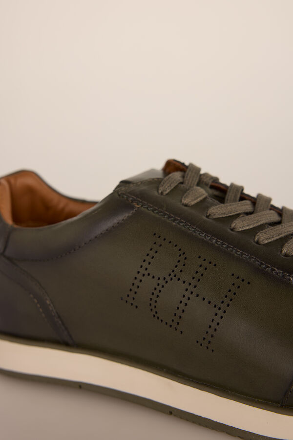 Pedro del Hierro Icon rubber sole trainer  Green