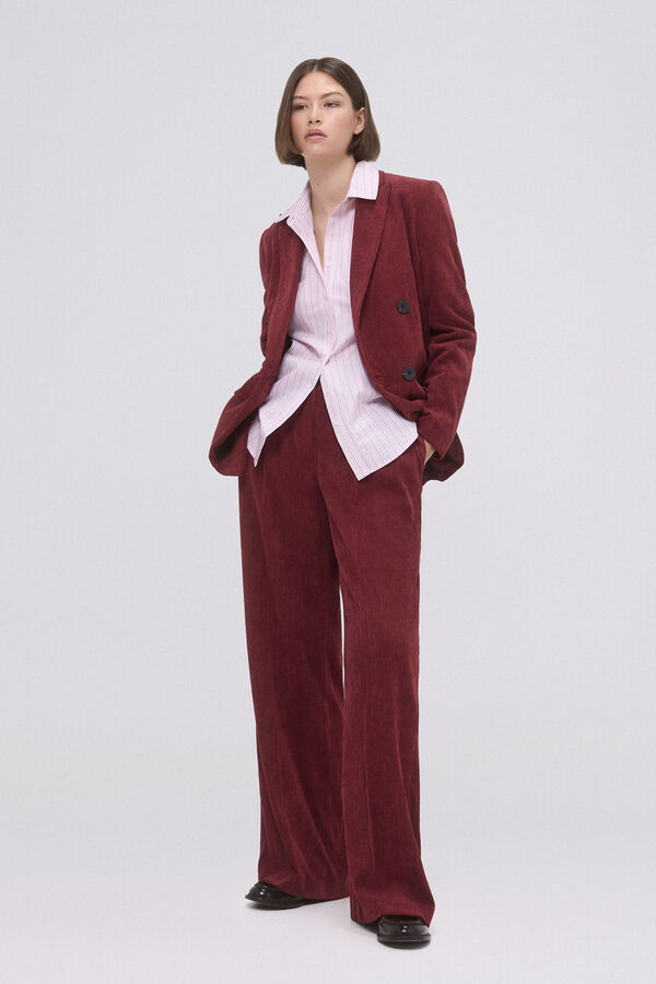 Pedro del Hierro Pantalón pana Rosa