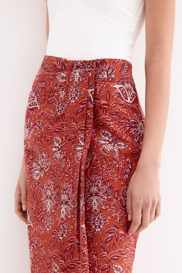 Pedro del Hierro Sarong skirt Pink