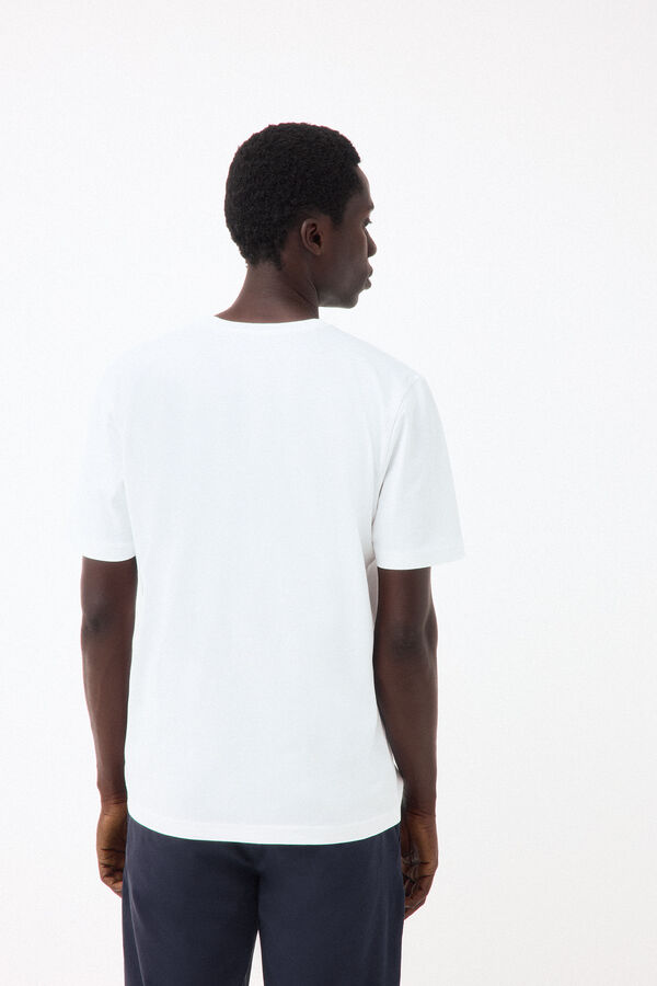 Pedro del Hierro Small logo T-shirt White