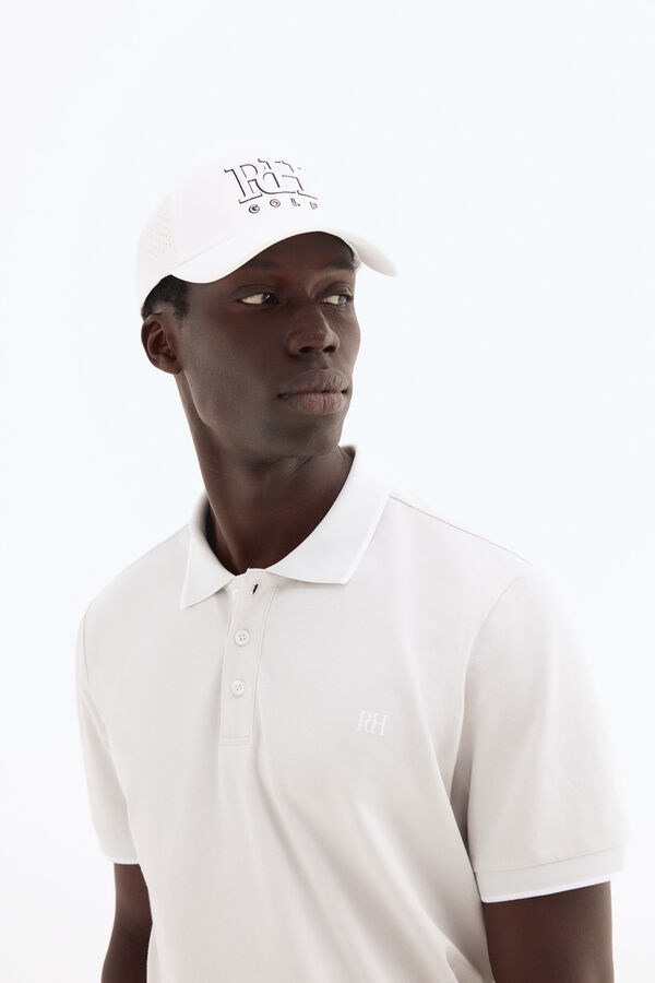 Pedro del Hierro Plain golf polo shirt Grey