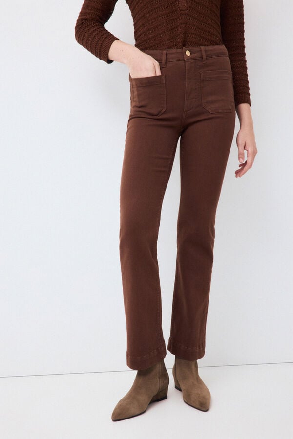 Pedro del Hierro Stove pipe push up jeans Brown
