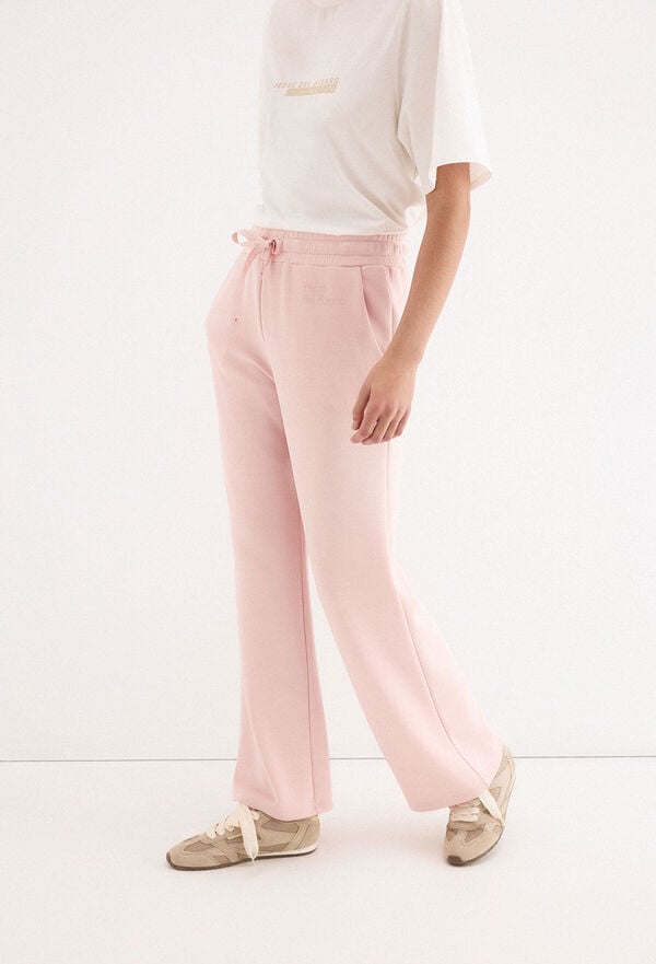 Pedro del Hierro Soft touch straight trousers Pink