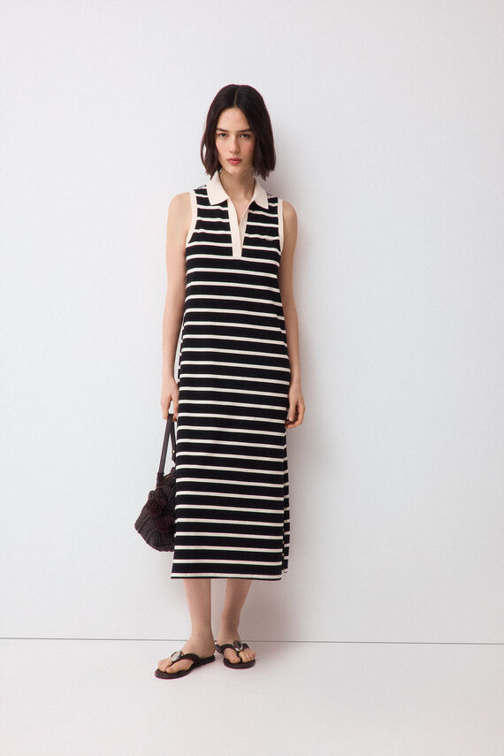 Vestido cuello polo