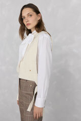 Pedro del Hierro Printed scarf Beige