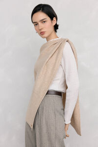 Pedro del Hierro Asymmetric jersey-knit cape