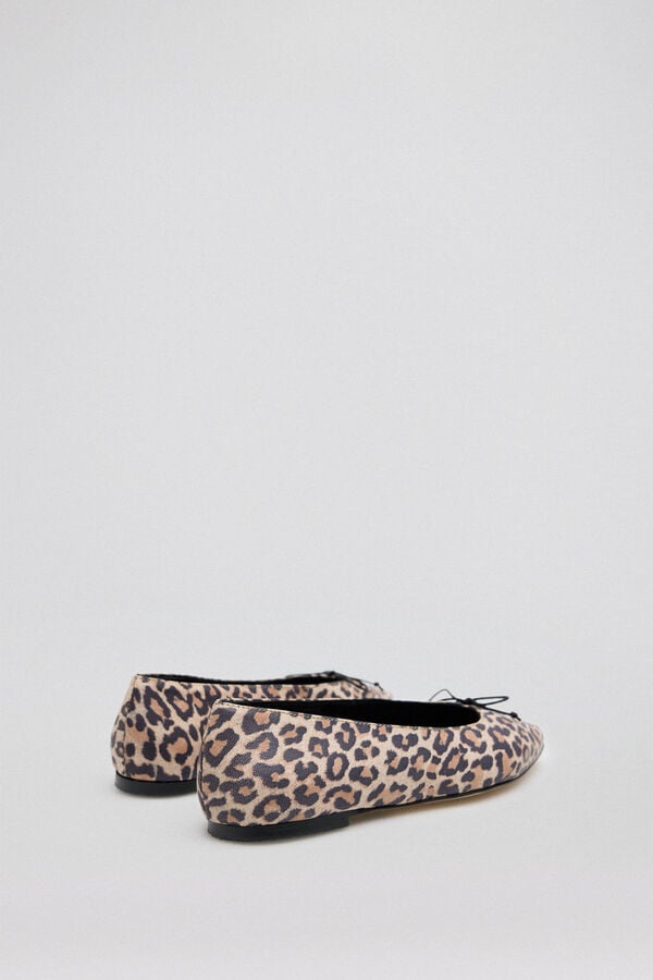 Pedro del Hierro Bailarina animal print Cizento