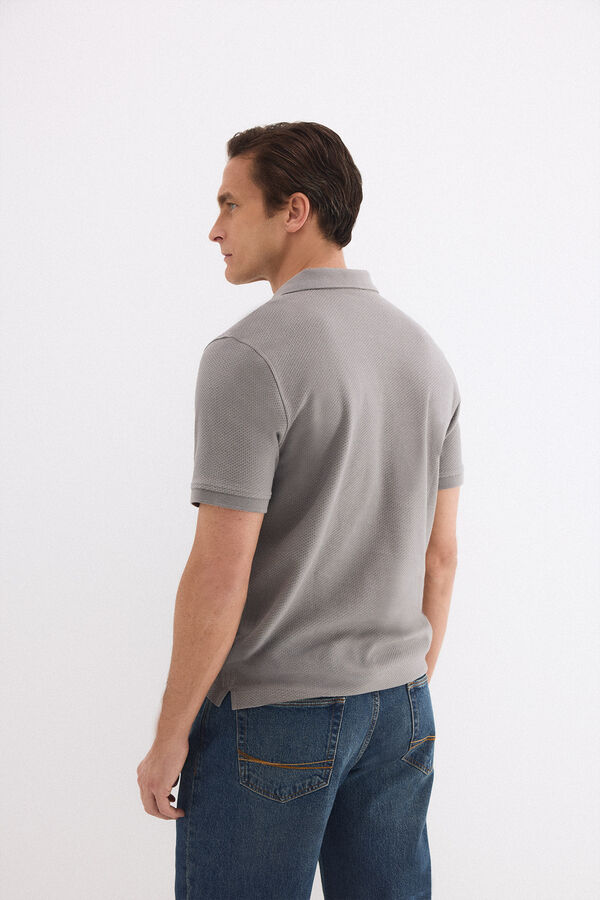 Pedro del Hierro Polo textura Gris