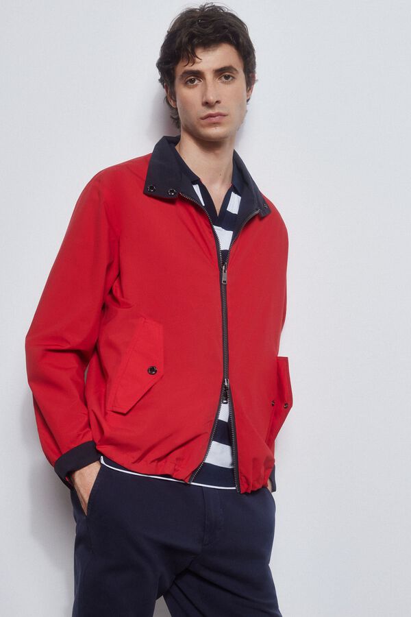 Pedro del Hierro Reversible jacket Red